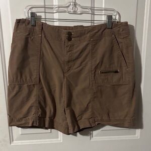 Eddie Bauer Women's Brown Cargo Shorts